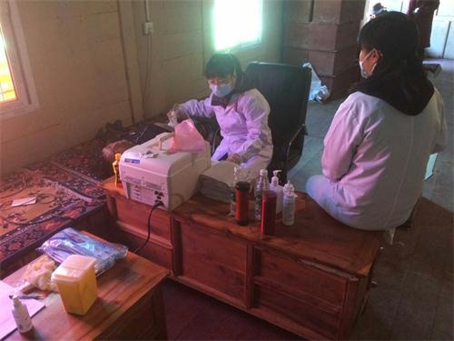 甘孜县深入达通玛片区开展包虫病B超免费筛查工作